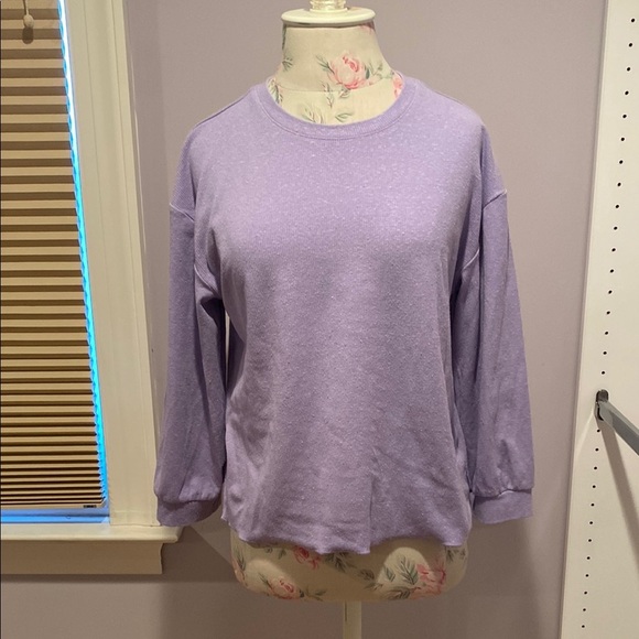 Lavender Long Sleeve Kids Tee - Picture 1 of 7